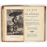 D. Defoe, La vie et les aventures suprenantes de Robinson Crusoe. 4 Bde. (Paris) 1784.