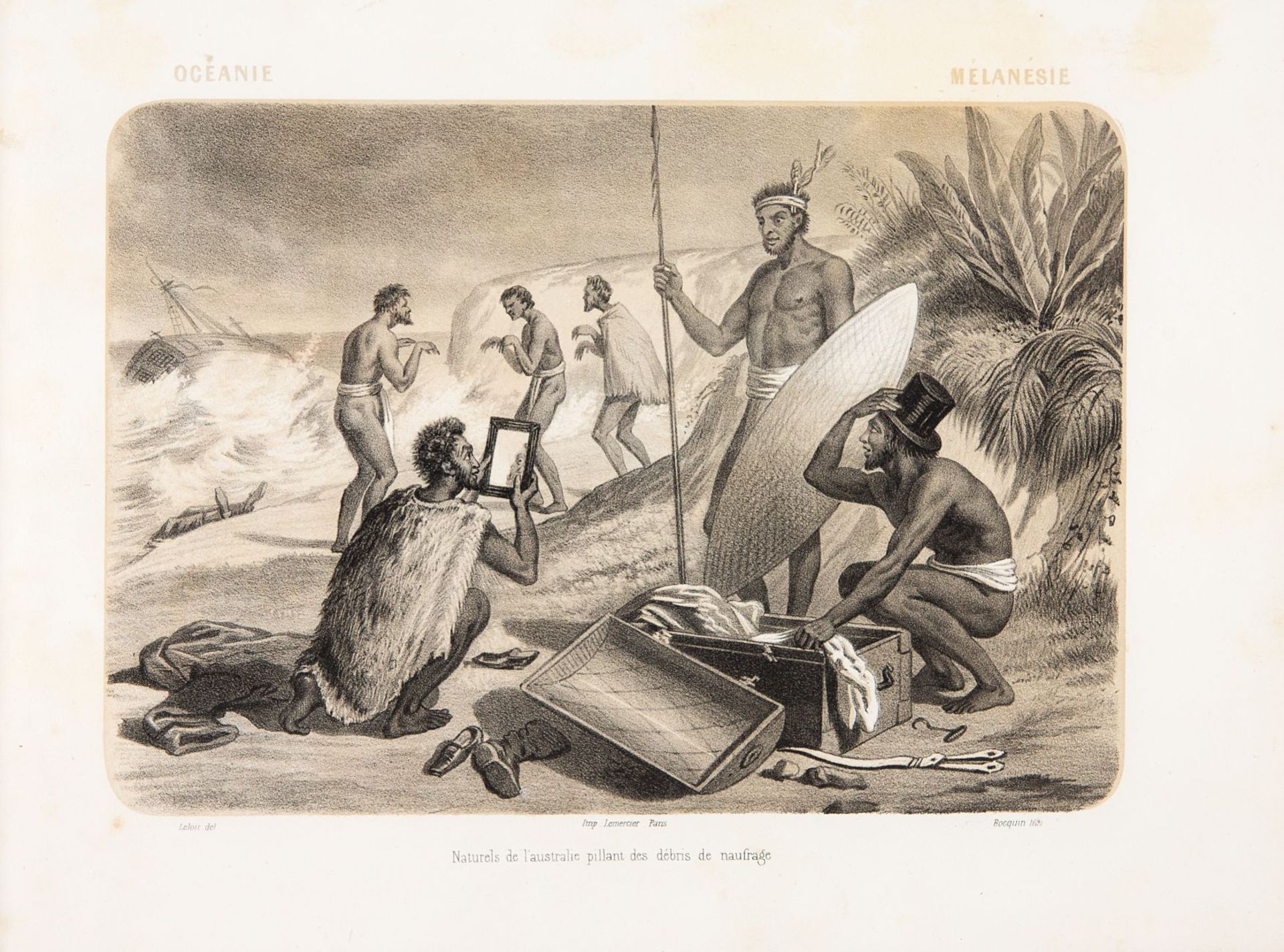 Elisabeth Müller, Le Monde en estampes. Paris ca. 1850. - Image 2 of 2