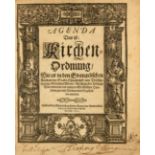 Agenda. Das ist: Kirchen-Ordnung. Rinteln 1652 + Hs. Anhang Satz- und Gerichtsordnung 1618.
