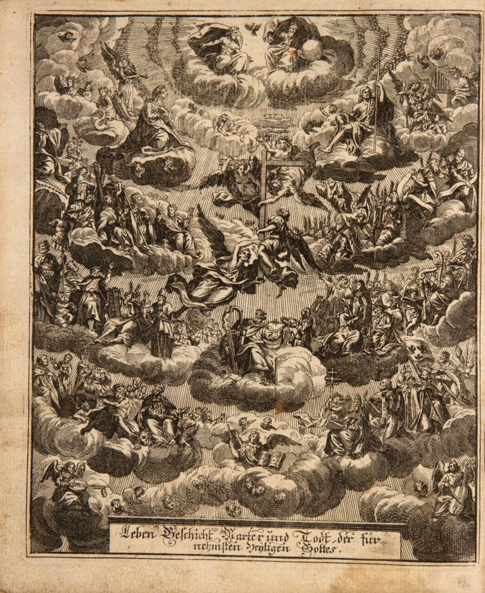 F. Herlet, Legend der Heiligen ... von neuem ausgefertiget. Nürnberg u. Frankfurt a. M. 1711. - Image 2 of 2
