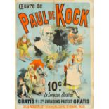 Jules Chéret. OEuvre de Paul de Kock. 1886. Plakat.