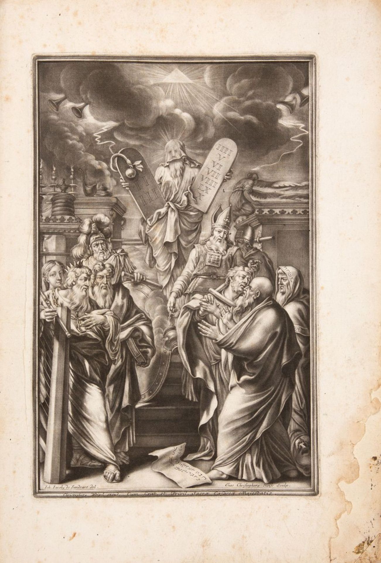 Ch. Weigel, Biblia Ectypa. Bilderbibel. Augsburg 1695.