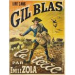 (Anonym). Gil Blas, La Terre par Emil Zola. 1887. Plakat.