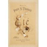 Jules Chéret. Maison du Petit St. Thomas. 1883. Aquarell, Bleistift, Deckweiß. Signiert. Plakat.