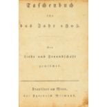 F. Hölderlin, Taschenbuch für das Jahr 1805. Ffm. 1804.
