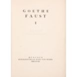 J. W. v. Goethe, Faust I/II. 2 Bde in 1. München 1912. - Ex. 137/550. - 1. u. 2. Hyperiondruck.