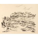 Oskar Kokoschka. Akropolis I (Blatt 6 aus: Bekenntnis zu Hellas). 1961/64. Lithographie. Signiert. E