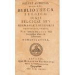 V. Andreas, Bibliotheca Belgica. Löwen 1623.