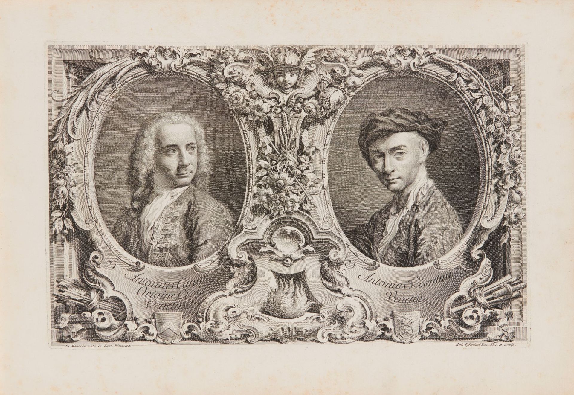 A. Canaletto / A. Visentini, Urbis Venetiarum Prospectus. 3 Teile in 1 Bd. Venedig 1742. - Image 3 of 6