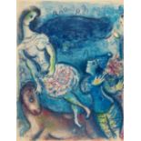 Marc Chagall. Aus: Cirque. 1967. Farblithographie. Eines von insg. 270 Ex. Mourlot 511.