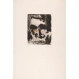 Antoni Tàpies. Autoretreat. 1991. Radierung. Signiert. Ex. 20/75. Galfetti/Homs 1305.