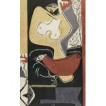 Le Corbusier. Femme à la Main levée. 1954. Farblithographie. Im Stein monogrammiert.