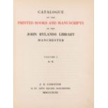 E. Gordon Duff, Catalogue of the printed books and manuscripts in the John Rylands Library. 3 Bde. M