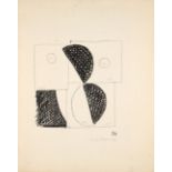 Sonia Delaunay-Terk. Aus: Juste présent. 1961. 2 Blatt. Farbaquatintaradierung bzw. Probeabzug der S