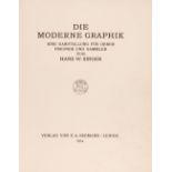 H. W. Singer, Die moderne Graphik. Lpz 1914. - Ex. 83/200 d. VA.