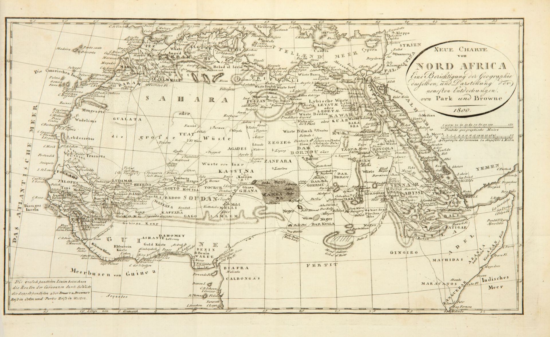 W. G. Browne, Reisen in Afrika, Egypten und Syrien.- Bibliothek der neuesten und wichtigsten Reisebe - Image 2 of 3