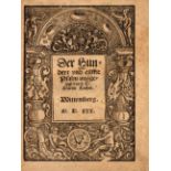 M. Luther, Der Hundert und eillffte Psalm ausgelegt. Wittenberg 1530. - Erster Druck der EA.