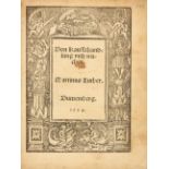 M. Luther, Von kauffshandlung und wucher. Wittenberg 1524.