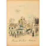 Maurice Utrillo. Lapin Agile. Farblithographie. Im Stein signiert. Ex. 105/200.