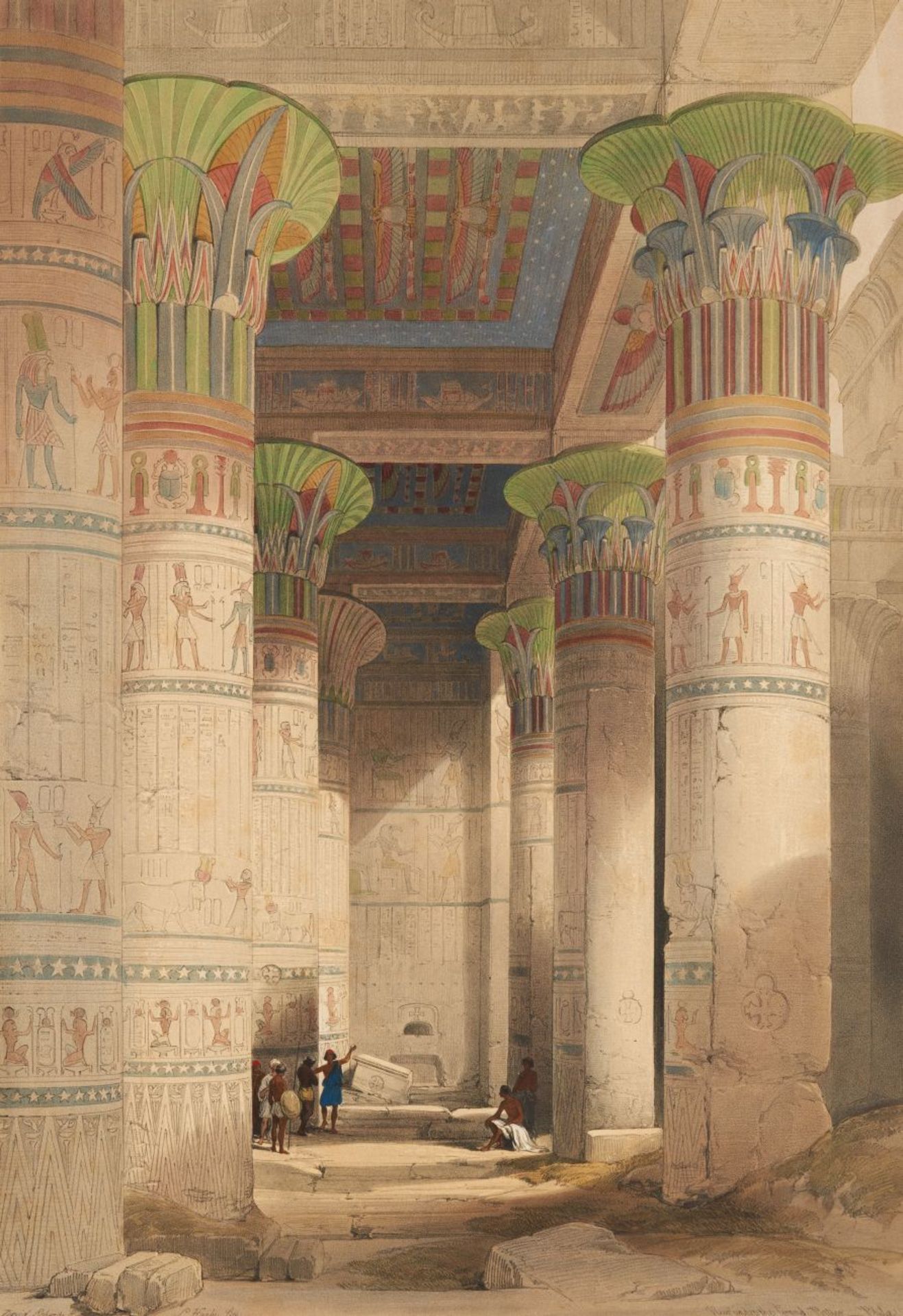 D. Roberts, Egypt & Nubia. 3 Bände. London 1846-49. - Image 6 of 15