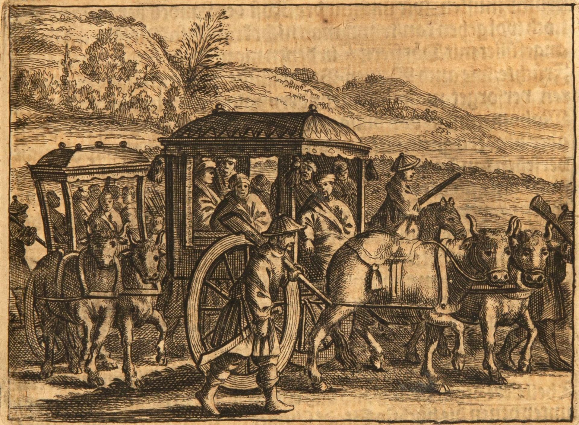 J. de Bourges, Erzehlung von der Reise des Bischofs von Beryte. Lpz. 1671. - Image 2 of 4