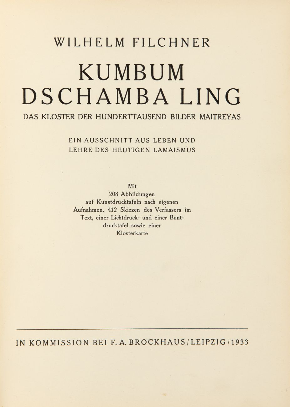 W. Filchner, Kumbum Dschamba Ling. Lehre des heutigen Lamaismus. Lpz. 1933.