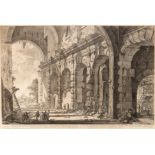 G. B. Piranesi. Veduta del piano superiore del serraglio delle fiere fabbricato da Domiziano ... 175