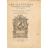 G. Simeoni, Les illustres observations antiques. Lyon 1558. - Angebund. ders. Description de la Lima