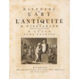 J. J. Winckelmann, Histoire de l'art de l'antiquité. 3 Bde. Lpz 1781.