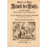 H. v. Alkmar, Reineke der Fuchs mit schönen Kupfern. Hrsg. v. J. Ch. Gottsched. Lpz. und Amst. 1752.