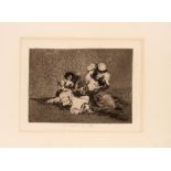 F. Goya. Las Mugeres dan Valor (aus: Los Desastres de la Guerra, Blatt 4). Radierung. Harris 124 III