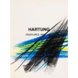 H. Hartung, Peintures 1980-1983. Katalog Galeria Sapone, Nizza 1983. - Mit OrZeichnung u. Widmung.