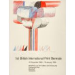 David Hockney. 1st British International Print Biennale. Bradford City Art Gallery and Museums. 1968