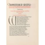 J. W. v. Goethe, Faust. Eine Tragödie. [Erster]/ Zweiter Teil. 2 Bde. Hammersmith, Doves Press 1906-