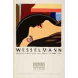 Tom Wesselmann. Graphics / Multiples Retrospective Hara Museum Tokyo. Ausstellungsplakat, Farblithog