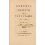 Voltaire, Lettres secrettes. Genf 1765.