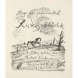 H. v. Hofmannsthal / R. Kirchner, Reitergeschichte. Memmingen 1977. - 4. Pressendr. der Edition Curt