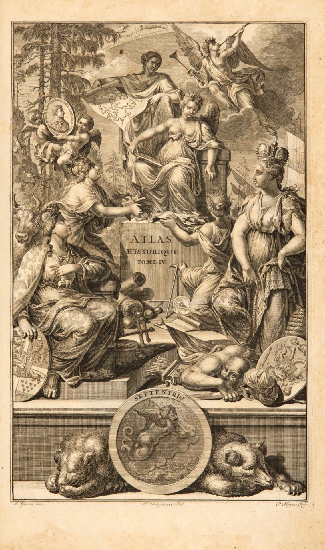 H. A. Châtelain, Atlas historique. 7 Bände. Amsterdam 1713-20. - Image 5 of 6