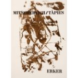 Antoni Tàpies. Sinnieren über Schmutz. Buch mit lithogr. Illustrationen und Schallplatte. Signiert u