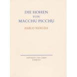 HAP Grieshaber / P. Neruda, Die Höhen von Macchu Picchu. Hamburg 1965.