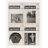 Bauhaus. Vierteljahr-Zeitschrift f. Gestaltung. 3. Jg., Hefte 1-4. Dessau 1929.