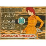 E. S. Grasset. Marque Georges Richard. 1899. Farblithographie auf Leinen/Plakat.