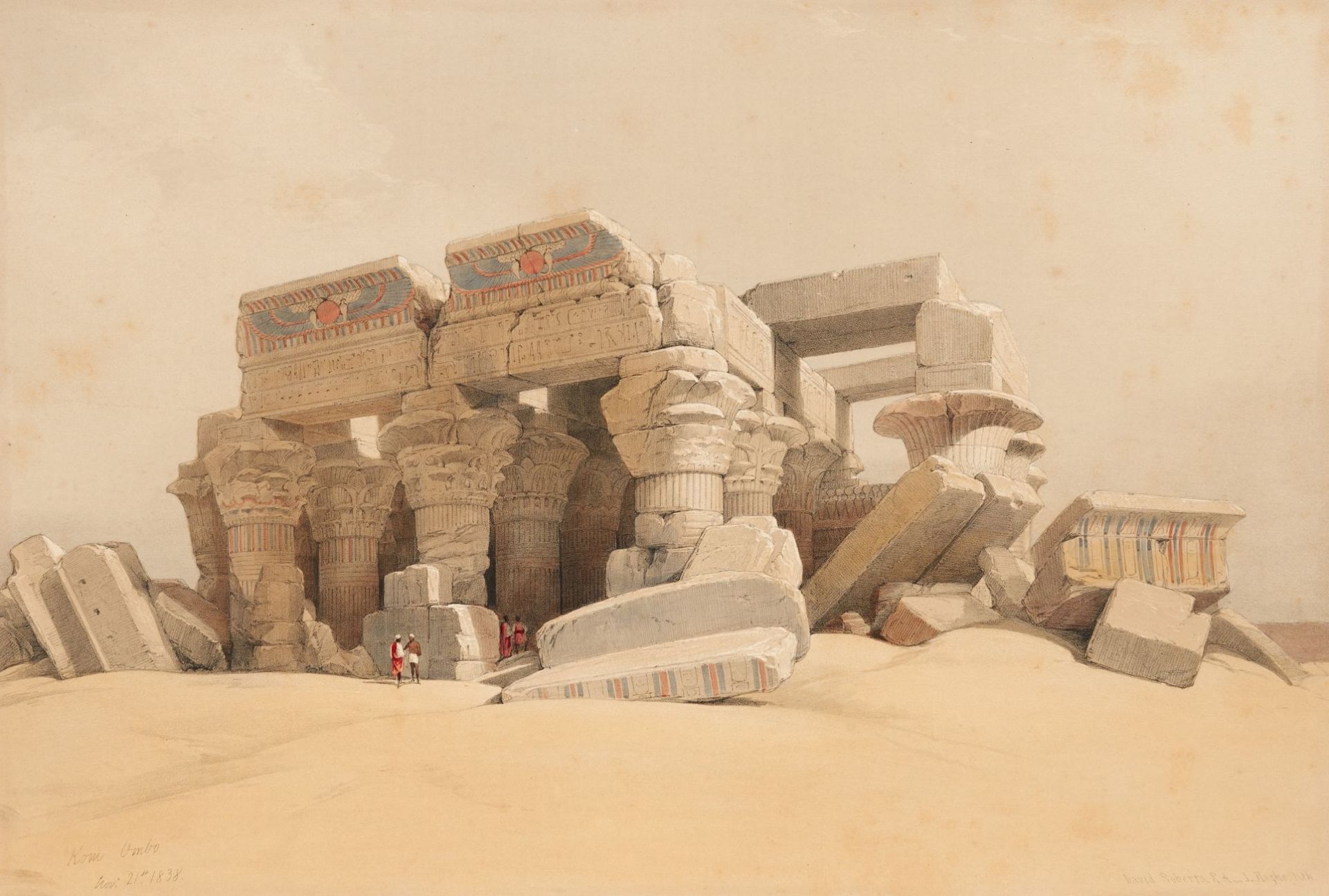 D. Roberts, Egypt & Nubia. 3 Bände. London 1846-49. - Image 9 of 15