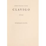 J. W. v. Goethe / G. Böhmer, Clavigo. Mit OrLithographien. Basel 1950. - Eines von 10 Ex. auf Ingres