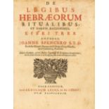 J. Spencer, De legibus Hebraeorum ritualibus. Den Haag 1686.