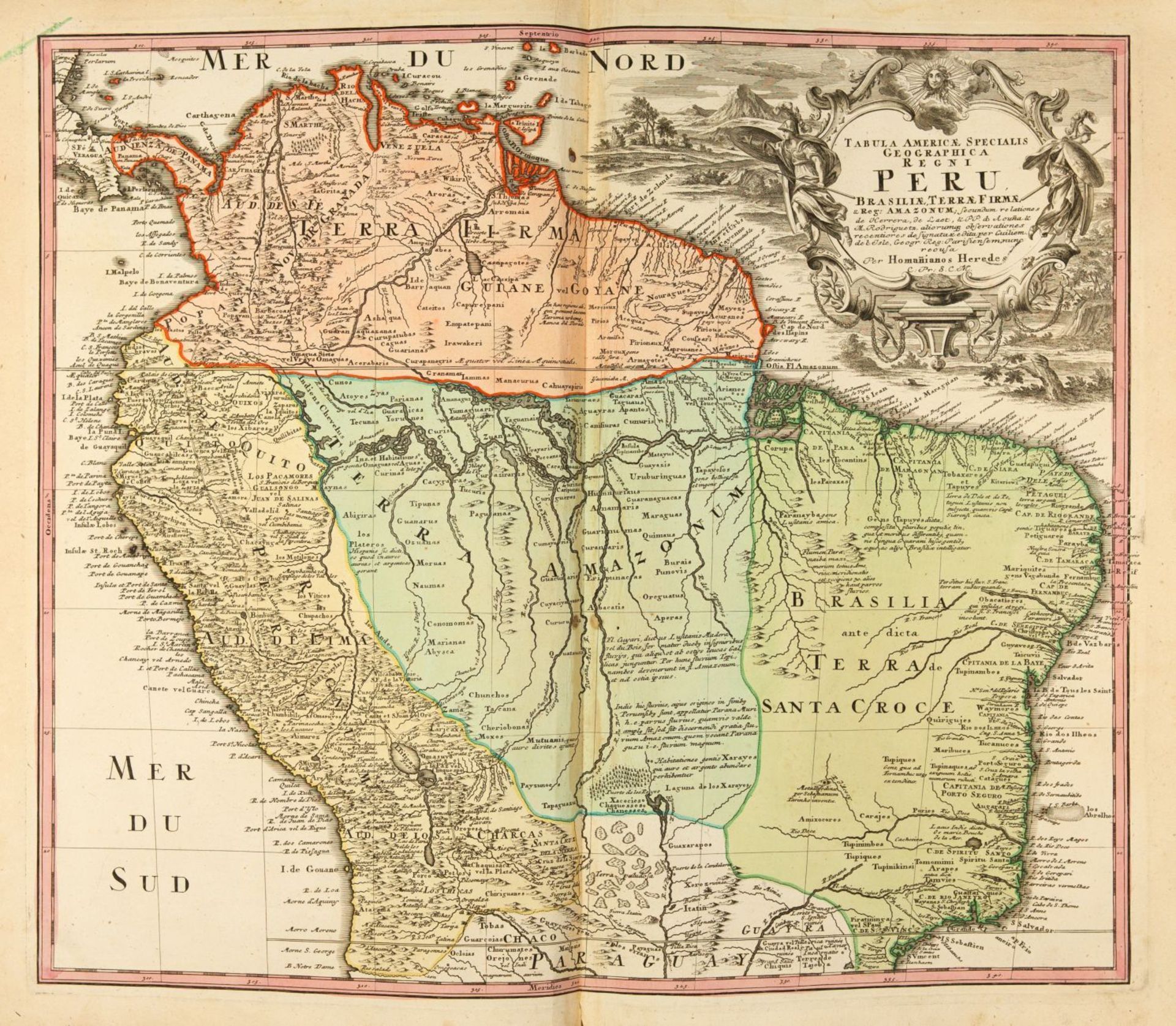 Sammelatlas m. 29 Karten + Meilenzeiger v. Homann, Homann Erben und Seutter. Nbg. und Augsburg ca. 1 - Image 4 of 4