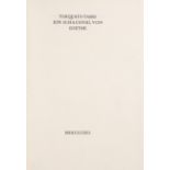 J. W. v. Goethe, Torquato Tasso. Hammersmith, Doves Press, 1913. - Eines von 200 Ex.