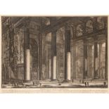 G. B. Piranesi. Veduta interna del Pronao del Panteon. 1769. Radierung. H. 82 I (von III); W.-E. 215