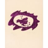 Georges Braque. Aus: Grands livres illustrés. 1958. Lithographie. Signiert. Ex. 38/75. Vallier, aus