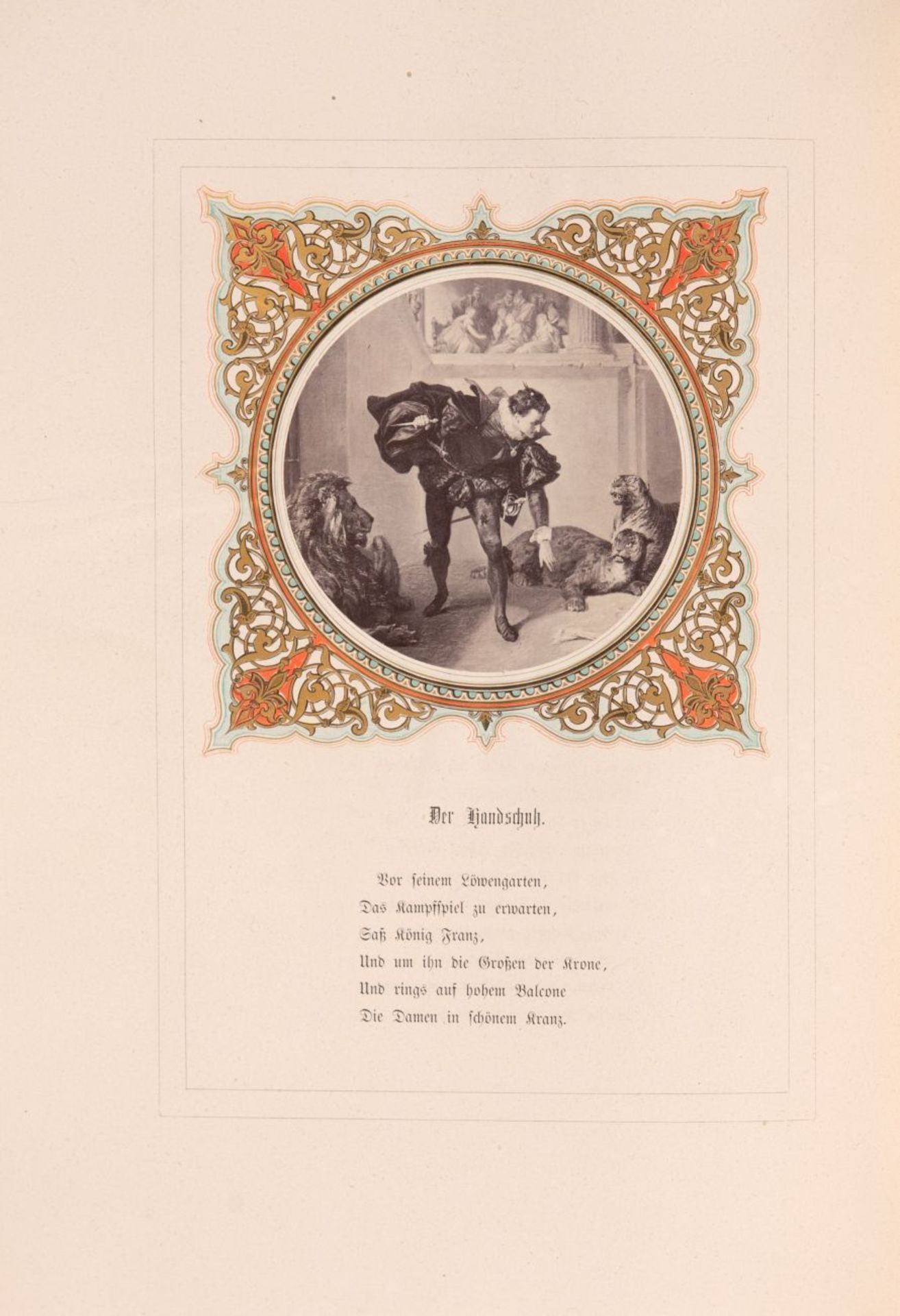 Fr. v. Schiller, Gedichte. Jubiläums-Ausgabe mit Photographien u. Holzschnitten. Stgt.1859-62. - Image 4 of 4